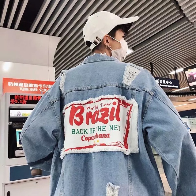 ÁO KHOÁC JEANS UNISEX (có hình chụp thật)