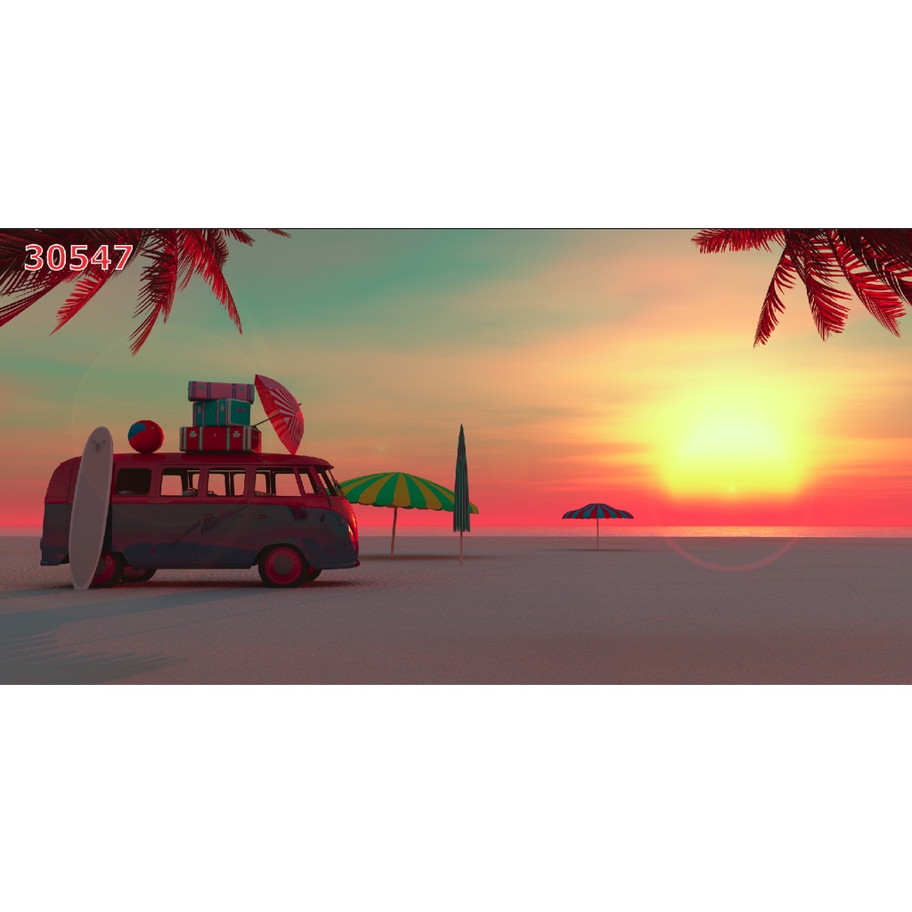 Tranh Dán Tường Họa Tiết biển, đảo, nhiều kích thước khác nhau