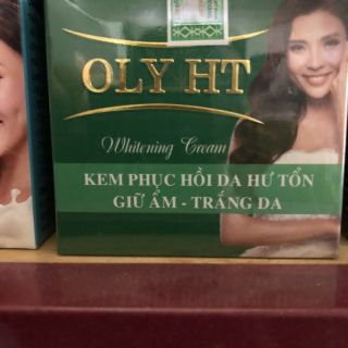 KEM PHỤC HỒI DA HƯ TỔN - GIỮ ẨM- TRẮNG DA Oly ht ( MS : OH - 008) 25G