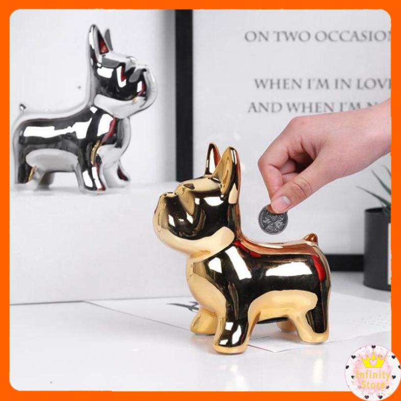 MÔ HÌNH DECORATE CHÓ PUG 16CM INFINY DECOR