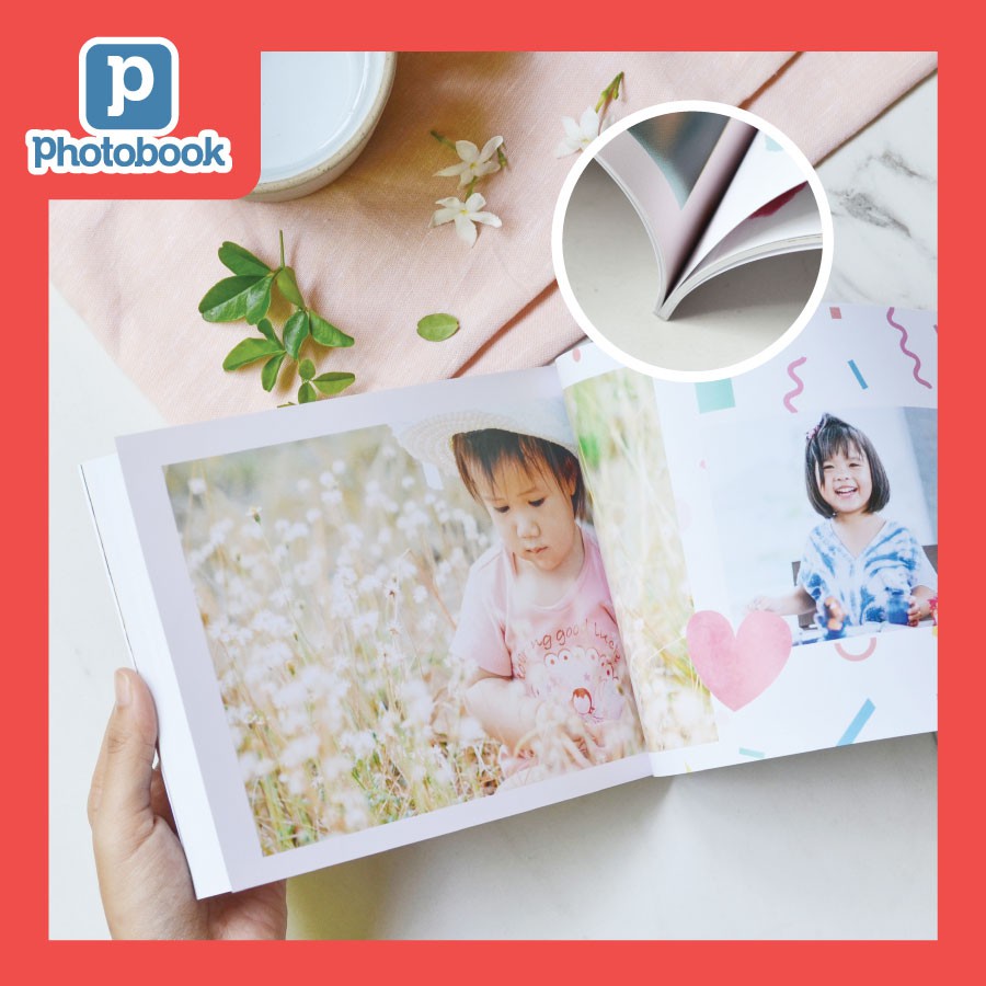 [Toàn Quốc] [E-voucher] In sách ảnh theo yêu cầu bìa mềm 40 trang 8” x 6” (20 x 15cm) - Thiết kế trên web Photobook