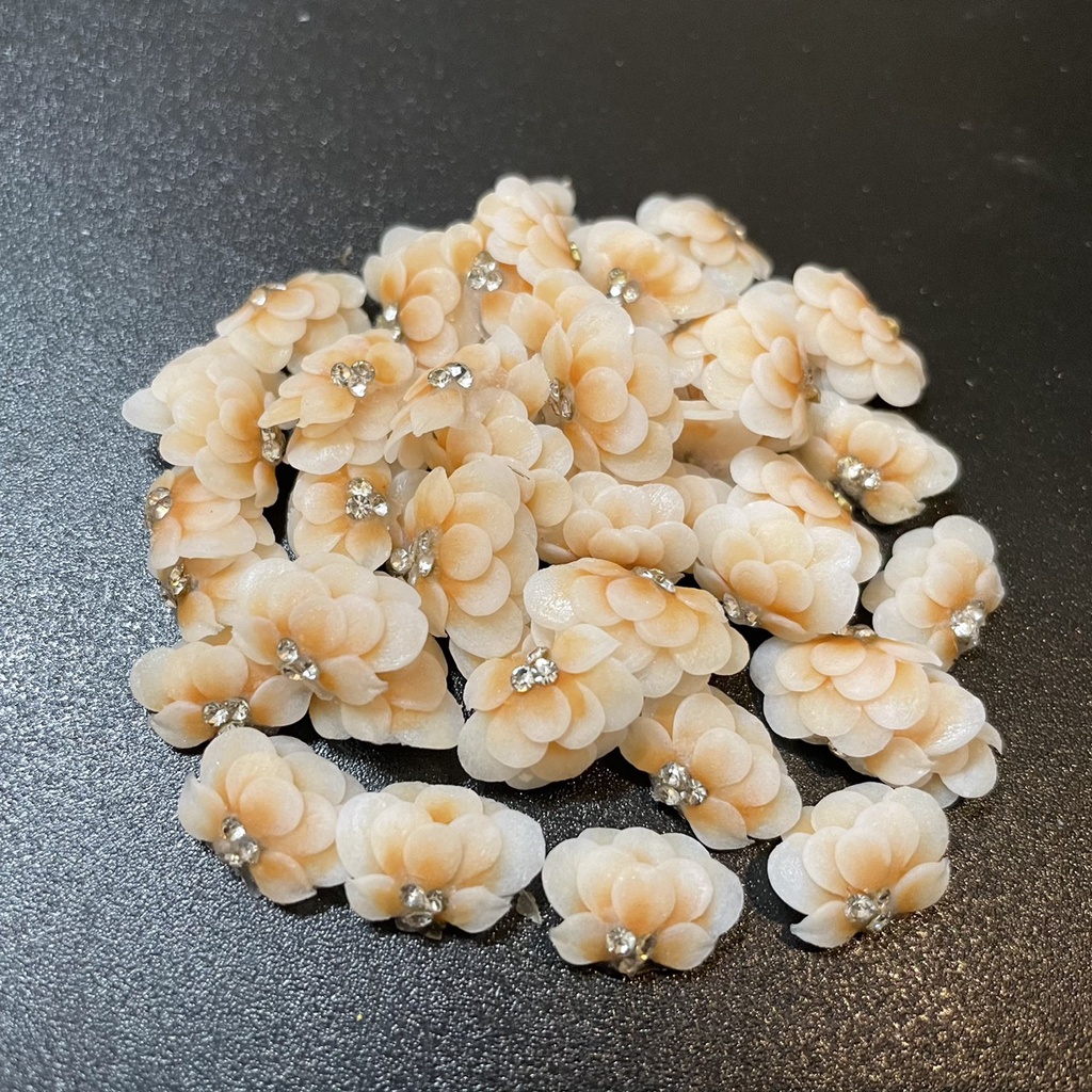 Hoa bột nail gắn móng tay  Hoa cúc ( set 2 bông/10 bông ) THIÊN DI NAIL