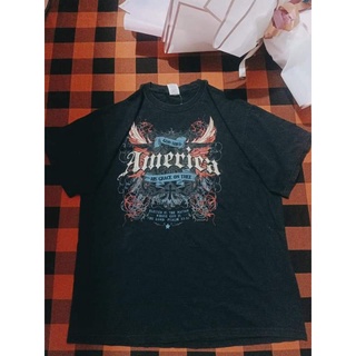 Áo thun mĩ màu đen hoạ tiết unisex hàng si tuyển Size XL XxL