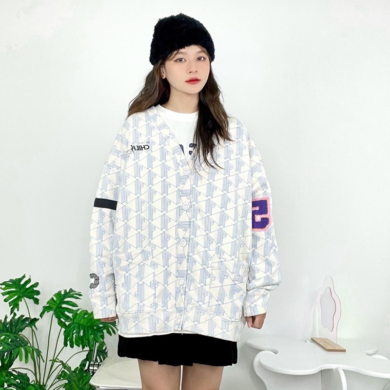 Áo  Khoác Cardigan CHILICLUB (Hoạ tiết )