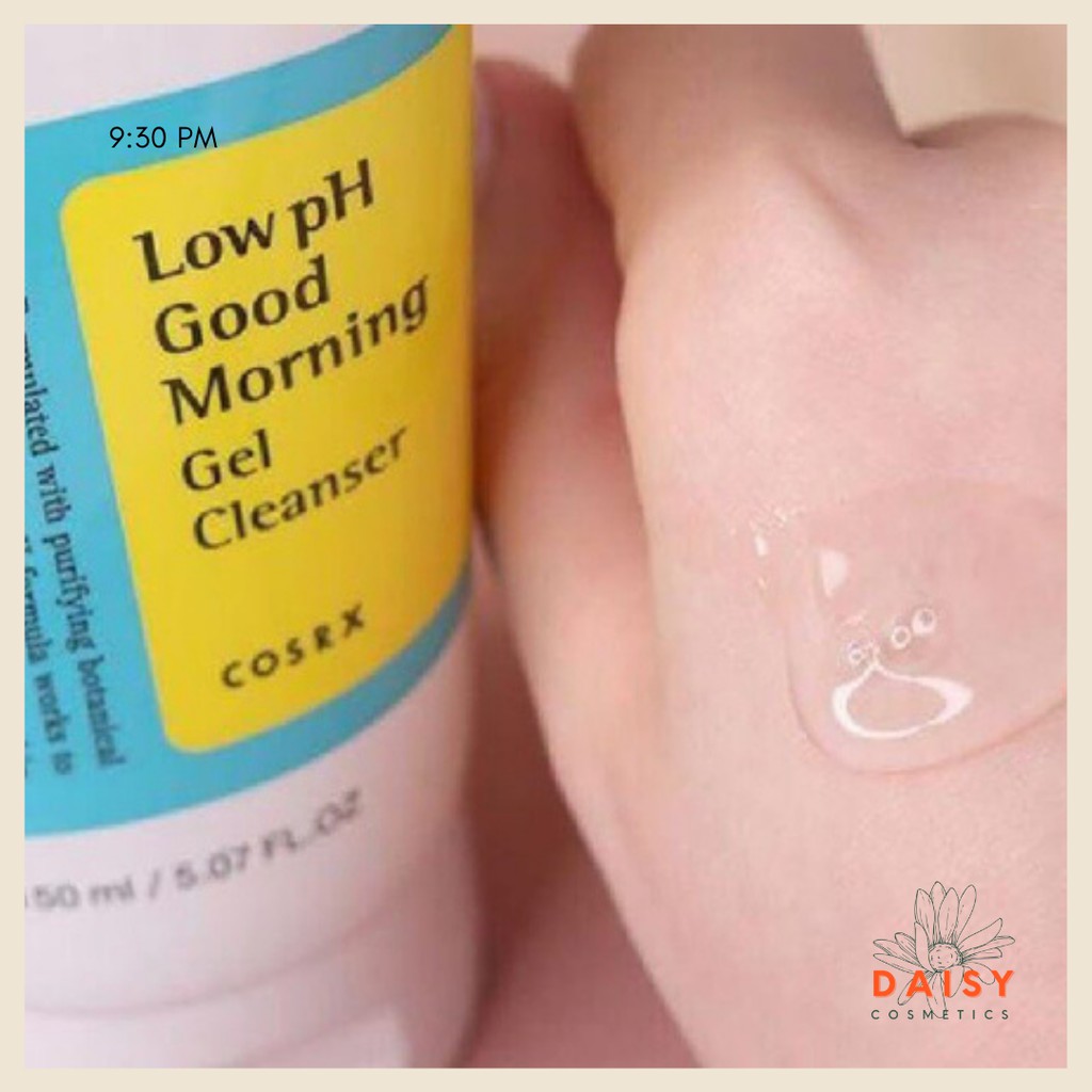 Sữa rửa mặt Cosrx Low Ph Good Morning Gel Cleanser | Sữa rửa mặt dịu nhẹ, phù hợp cho da mụn (150ml)