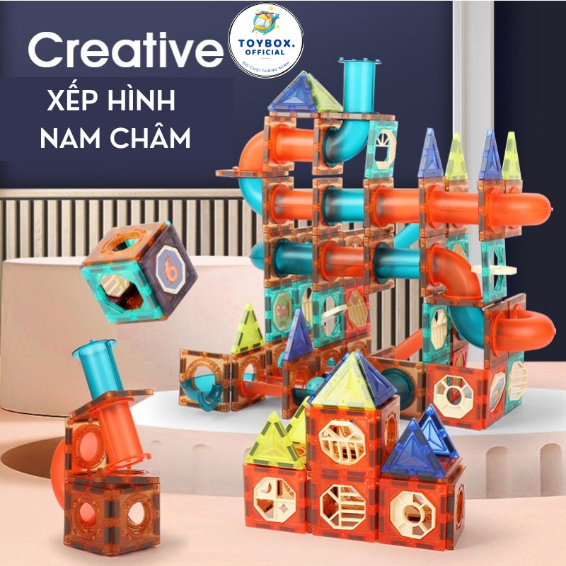 Đồ Chơi Xếp Hình ToyBox, Bộ Đồ Chơi Lắp Ghép Cao Cấp Cho Bé, Ráp Hình, Ghép Hình