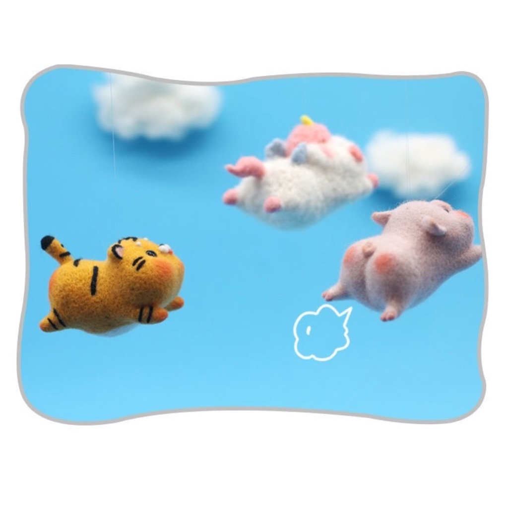 Len Chọc Handmade, Bộ Kit Len Chọc Heo Mập Bay