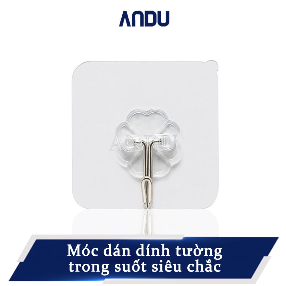 Móc dán tường thần thánh trong suốt, chắc chắn, siêu bền