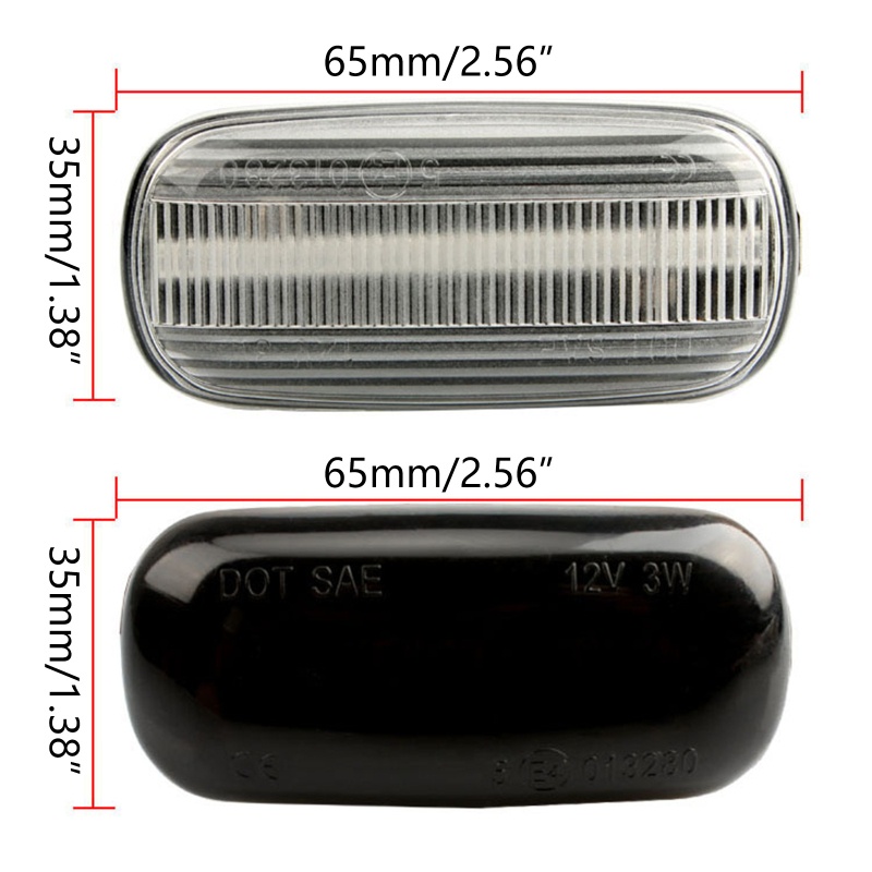 Set 2 Đèn Báo Tín Hiệu Cho Xe Hơi A3 S3 8P A4 S4 RS4 B6 B7 B8 A6 S6