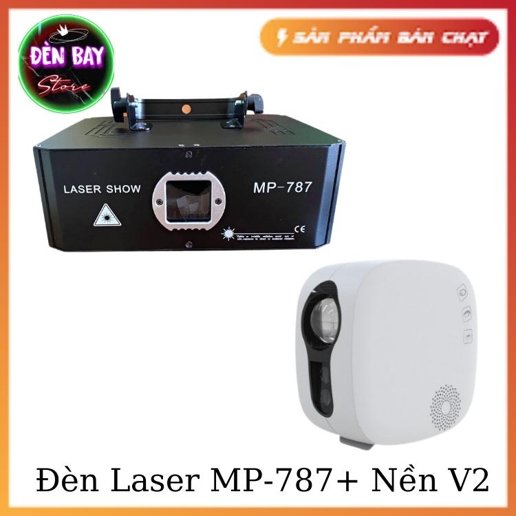 Đèn Laser MP 787 Cảm Biến Nhạc Chiếu Tia 3D Hơn 1400 Hiệu Ứng Dùng Cho Sân Khấu Phòng Bay, Karaoke, Bar