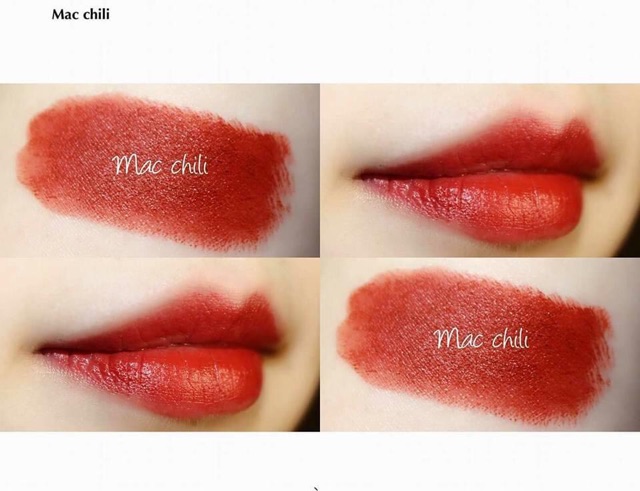 Son Mac fullsize Ruby woo/Chili/Devote to chili/Mull it over