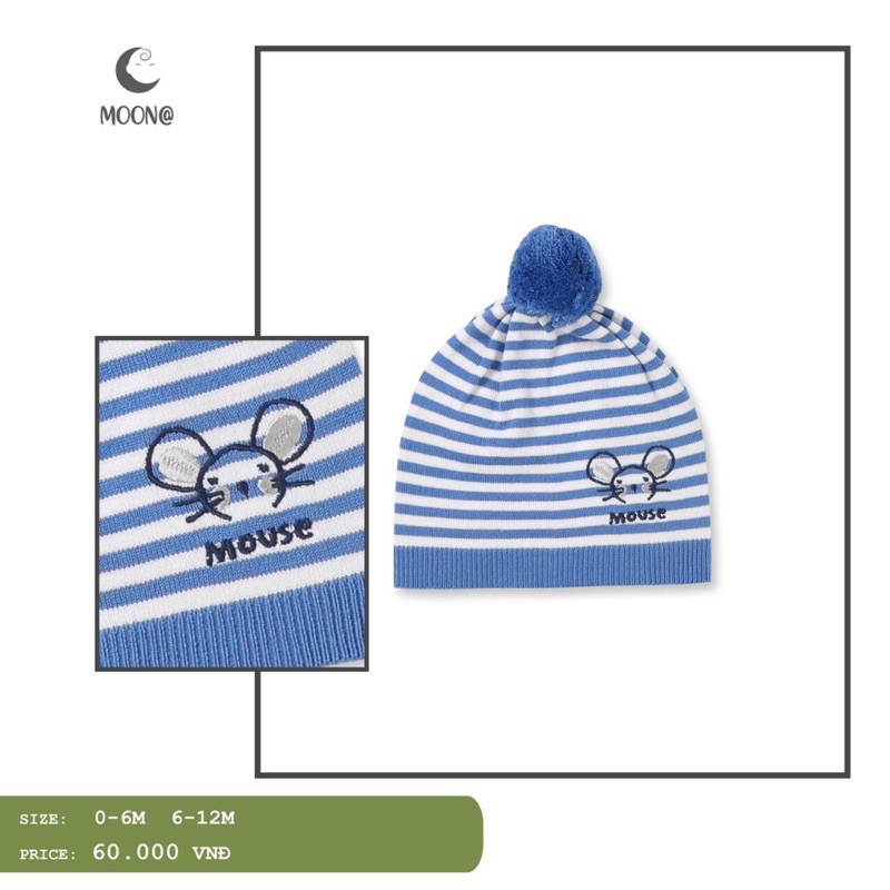 Mũ len Moon siêu mềm, mịn