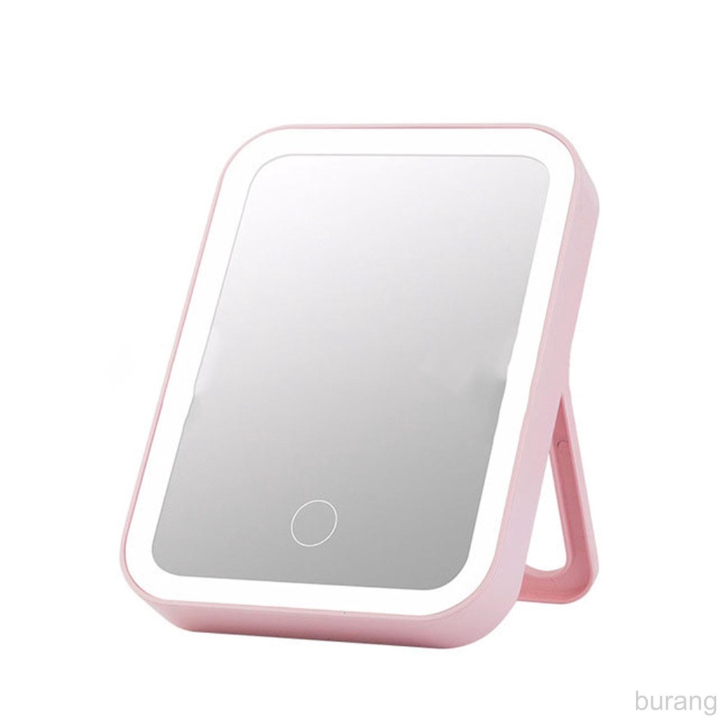 [Hàng mới về] Gương trang điểm tích hợp đèn led không dây 1200mAh 3 màu sắc ánh sáng có thể điều chỉnh
