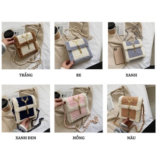 Túi Đeo Chéo Handmade Tự đan - Phụ Kiện Đan Túi