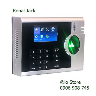 Máy chấm công ronald jack 3000tid-c +công lắp