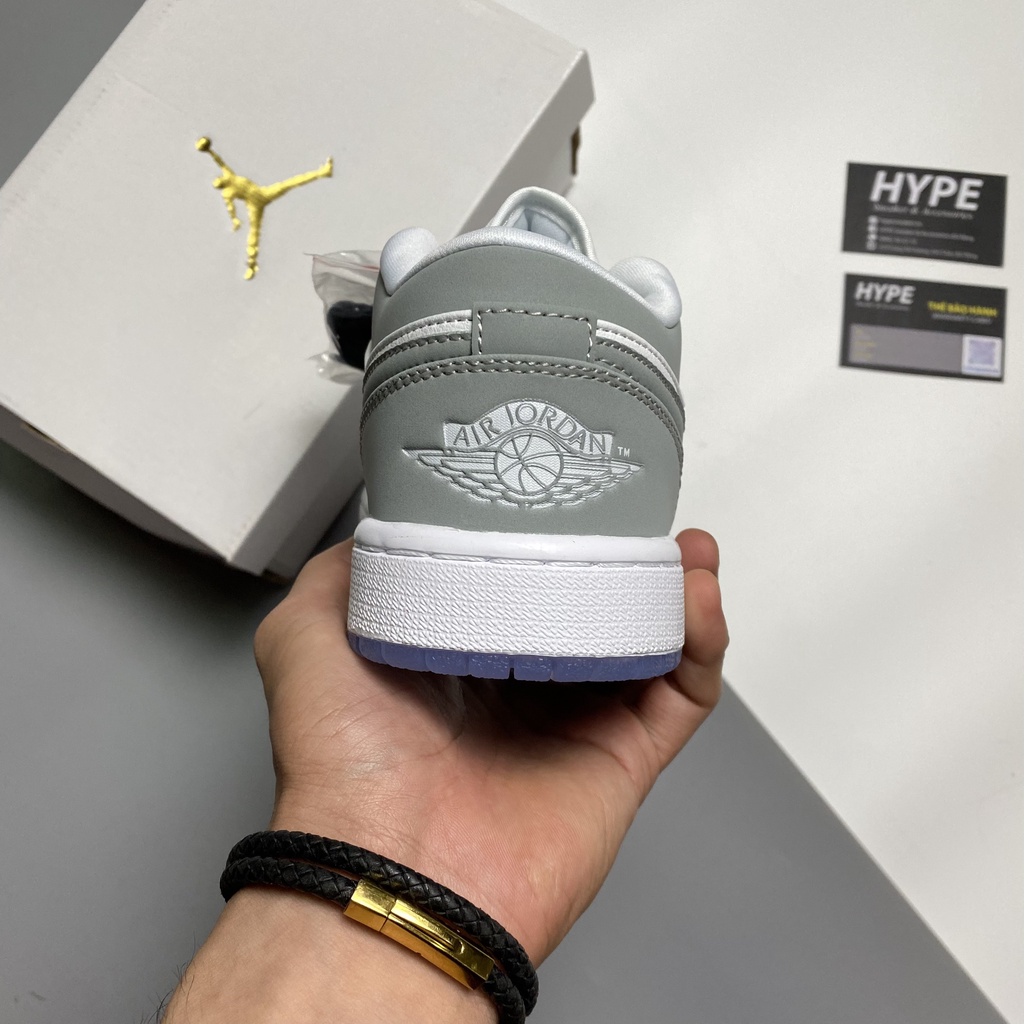 Giày Jordan 1 Low Wolf Grey  - Hype Sneaker | Phiên bản 1:1 chuẩn.