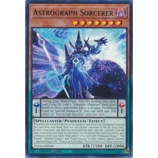 Thẻ Bài Yugioh Astrograph Sorcerer - TAMA-EN040 - Rare 1st Edition