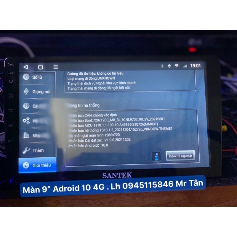 Màn Carfu 9” Android Cam 360 3D lắp chung cho xe ô tô