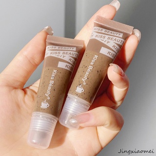 Son tẩy da chết Kiss Beauty chiết xuất cà phê dưỡng ẩm và xóa mờ nếp nhăn