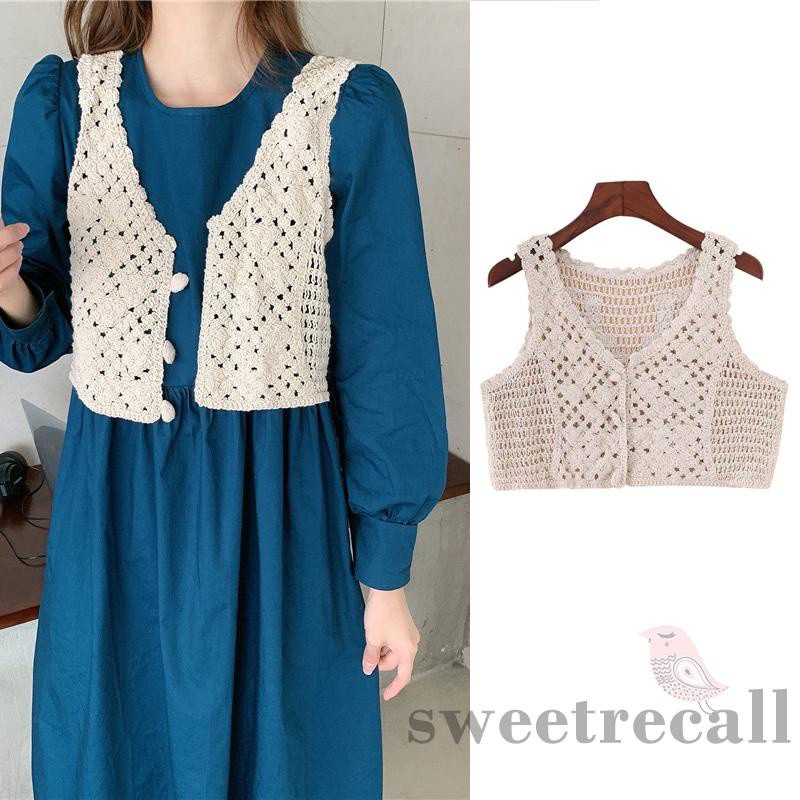 Áo Cardigan Dệt Kim Cổ Chữ V Màu Sắc Đơn Giản Cho Nữ