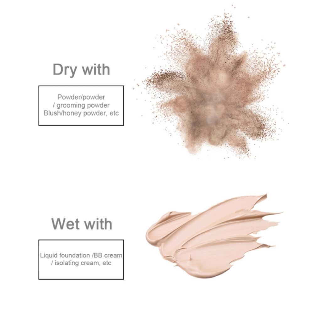 Set 7 Mút Trang Điểm Ướt Và Khô Mềm Mại Hình Quả Dâu Tây M5P4