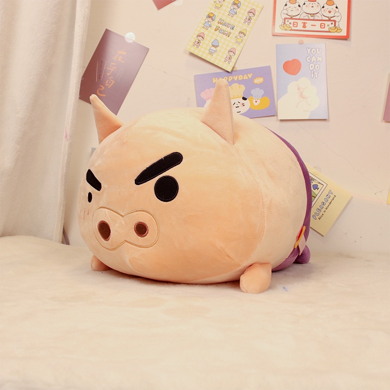 Thú Nhồi Bông Hình Cá Sấu Màu Trắng Trong Cậu Bé Bút Chì Shin-chan Dễ Thương