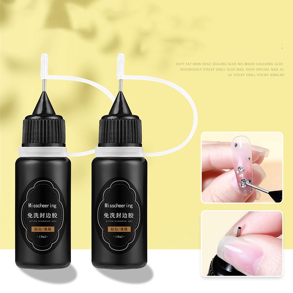 Keo dán móng, keo đính cườm/đá pha lê trang trí móng tay nghệ thuật, lọ 10ml