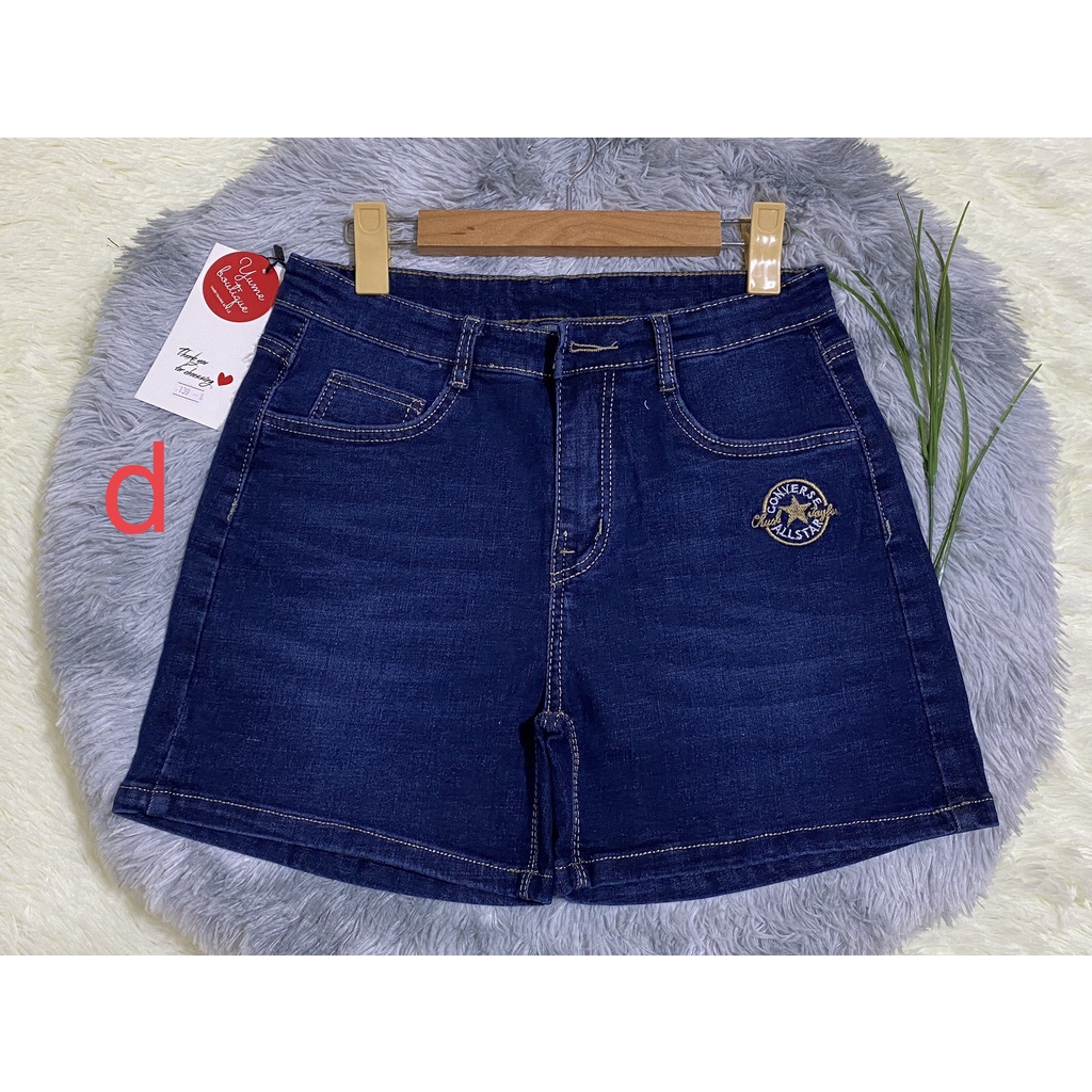 Quần Sọt jeans cao cấp  Vài dày và co giãn. Yume- 031