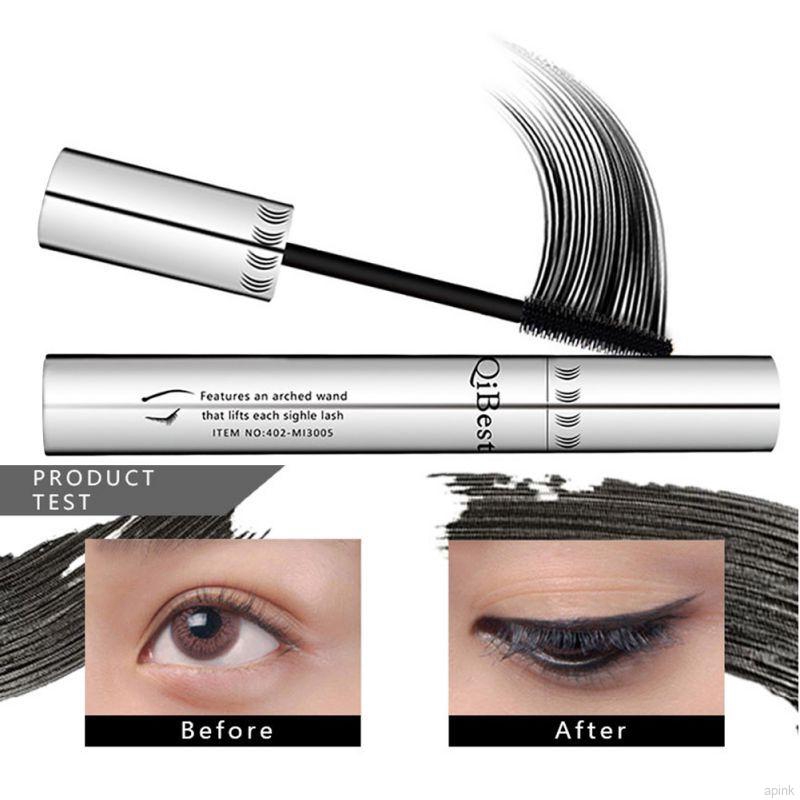 Mascara QiBest Màu Đen Chống Thấm Nước Lâu Trôi Chuốt Dài Và Cong Mi