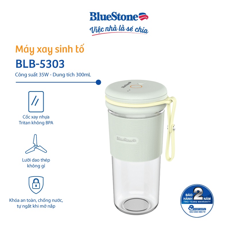 Máy Xay Sinh Tố Thể Thao Cầm Tay Bluestone BLB-5303