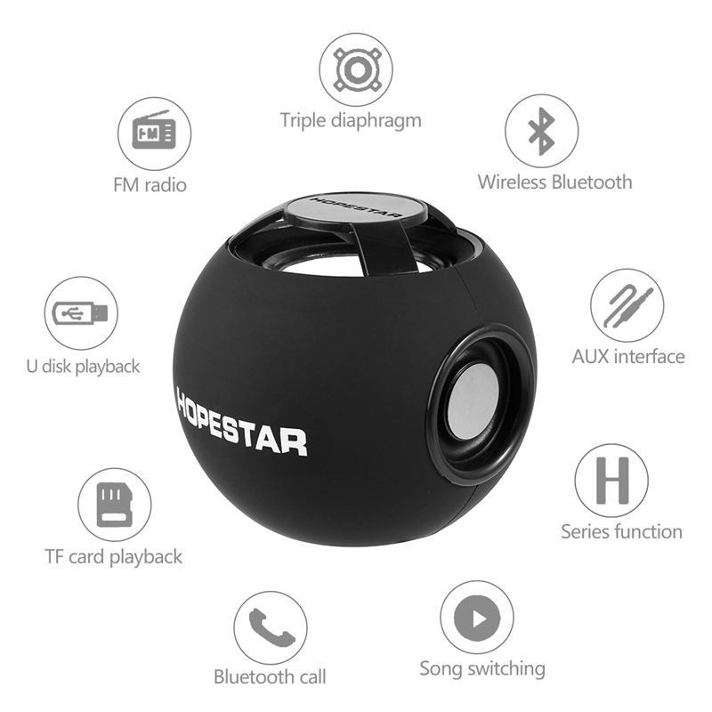 Loa Bluetooth Mini âm thanh siêu trầm Hopestar H46