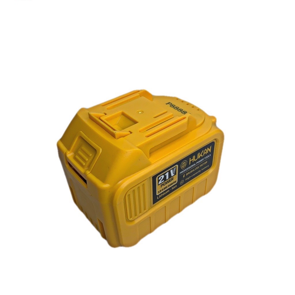 Pin máy khoan, máy siết bulong HUKAN 15cell 21V Li-ion chân pin phổ thông cho dòng máy khoan, siết, mài, cưa pin