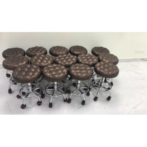 Ghế Múi Xoay Dùng Trong Spa, Phun Xăm, Nail. Sẵn Màu Nâu | BigBuy360 - bigbuy360.vn