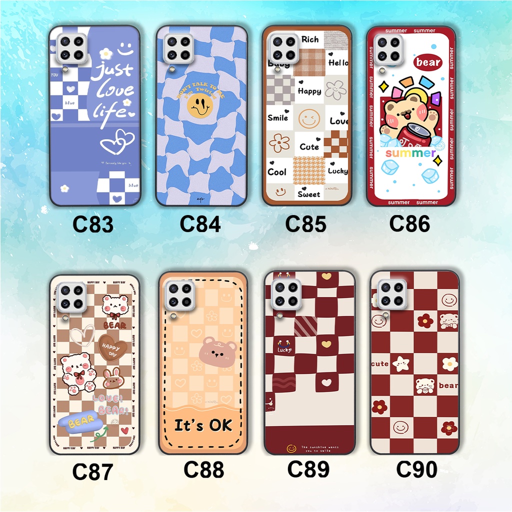Ốp lưng Samsung M32 / M62 trái tim mặt cười, gấu cute thể thao cá tính