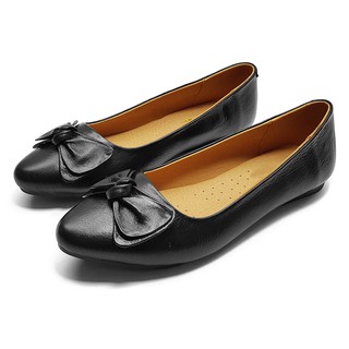 Giày búp bê nữ da bò thật siêu mềm GB03D