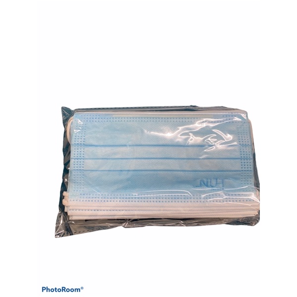 Bịch 10 cái Khẩu trang y tế 4 lớp xuất khẩu hàng cty cao cấp màu xanh Dương