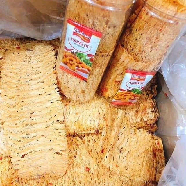 Lon 300gr mực cán nguyên con tẩm vị loại I