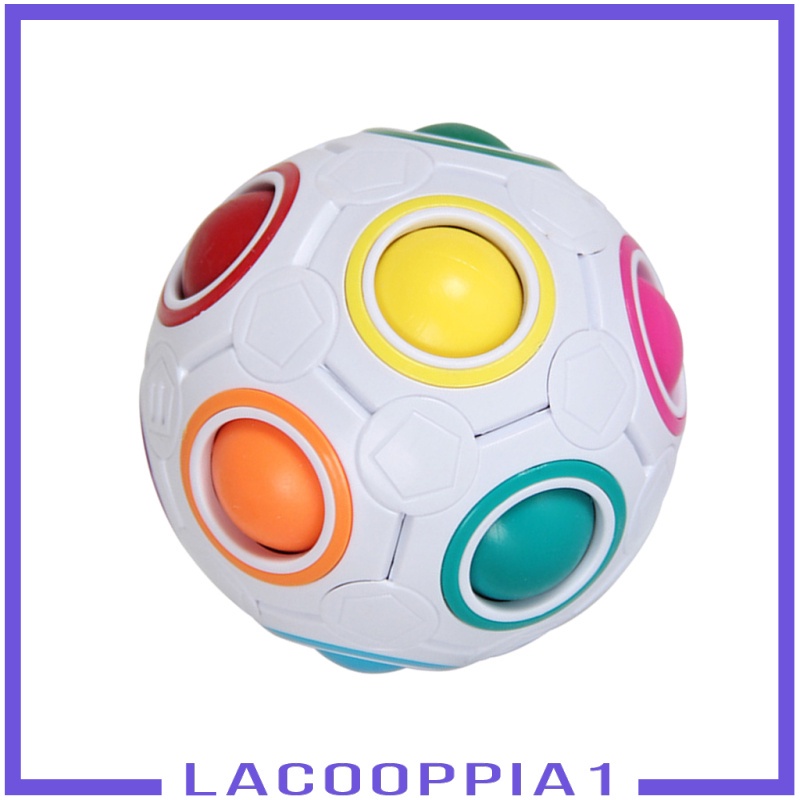 Quả Cầu Ma Thuật Lacooppia1 Bằng Nhựa Màu Cầu Vồng Cho Người Lớn Và Trẻ Em