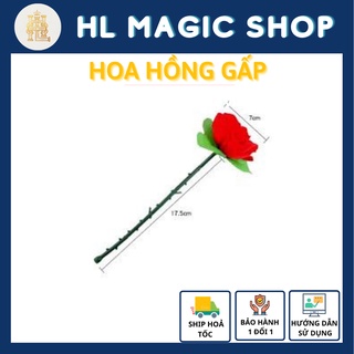 Đồ chơi ảo thuật hoa hồng gấp, lửa hóa hoa hồng, tay không biến ra hoa hồng