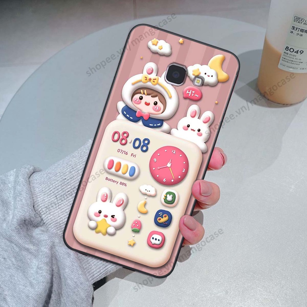 Ốp lưng Samsung J7 Prime hình gấu, thỏ, đồng hồ cute dễ thương