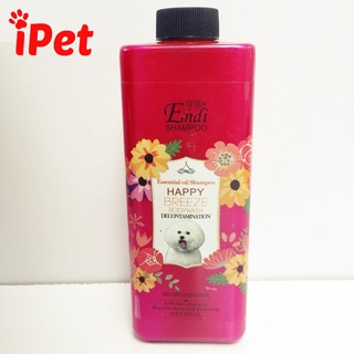 Sữa Tắm Cho Chó Lông Trắng Làm Trắng Lông Endi Happy Shampoo 500ml - iPet Shop