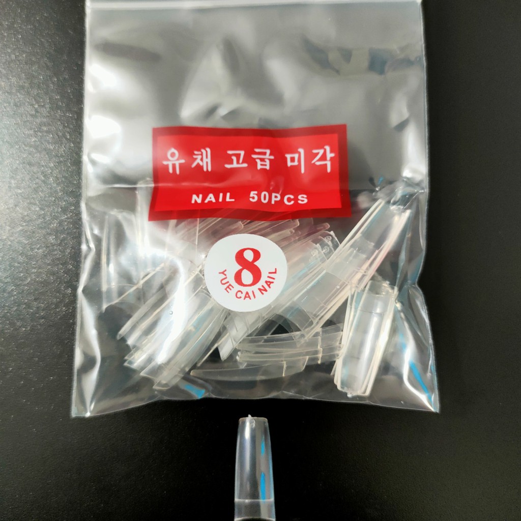 Móng giả nối mẫu 3 lẻ số màu trong màu tự nhiên