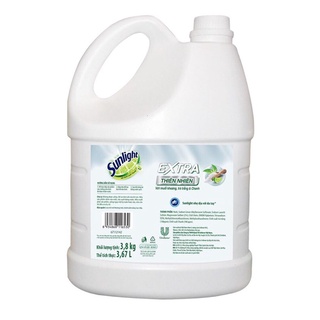 Nước Rửa Chén Thiên Nhiên Sunlight Can 3,8kg