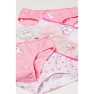 Sale mùa nóng -  Set 7 quần chip cotton tam giác HM cho bé gái 1-2Y