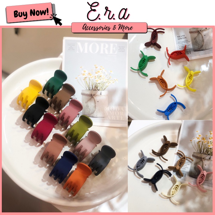 Kẹp Càng Cua Trơn Nhám Màu 3 Răng/ 5 Răng ERASHOP 000776 - Nhỏ Gọn Tiện Lợi, Siêu Rẻ Đẹp