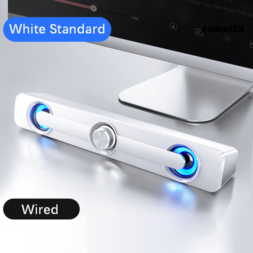 Loa Bluetooth Không Dây Âm Siêu Trầm Có Đèn Led Cho Máy Tính Tv Điện Thoại