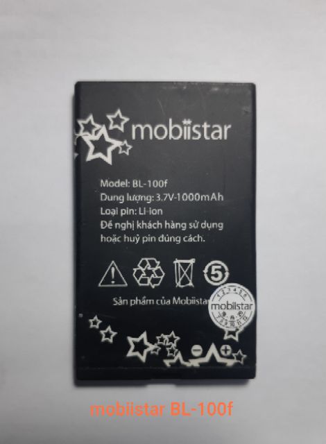 Pin mobiistar BL-100f (mobiistar B219 , mobiistar B213, mobiistar B240)
