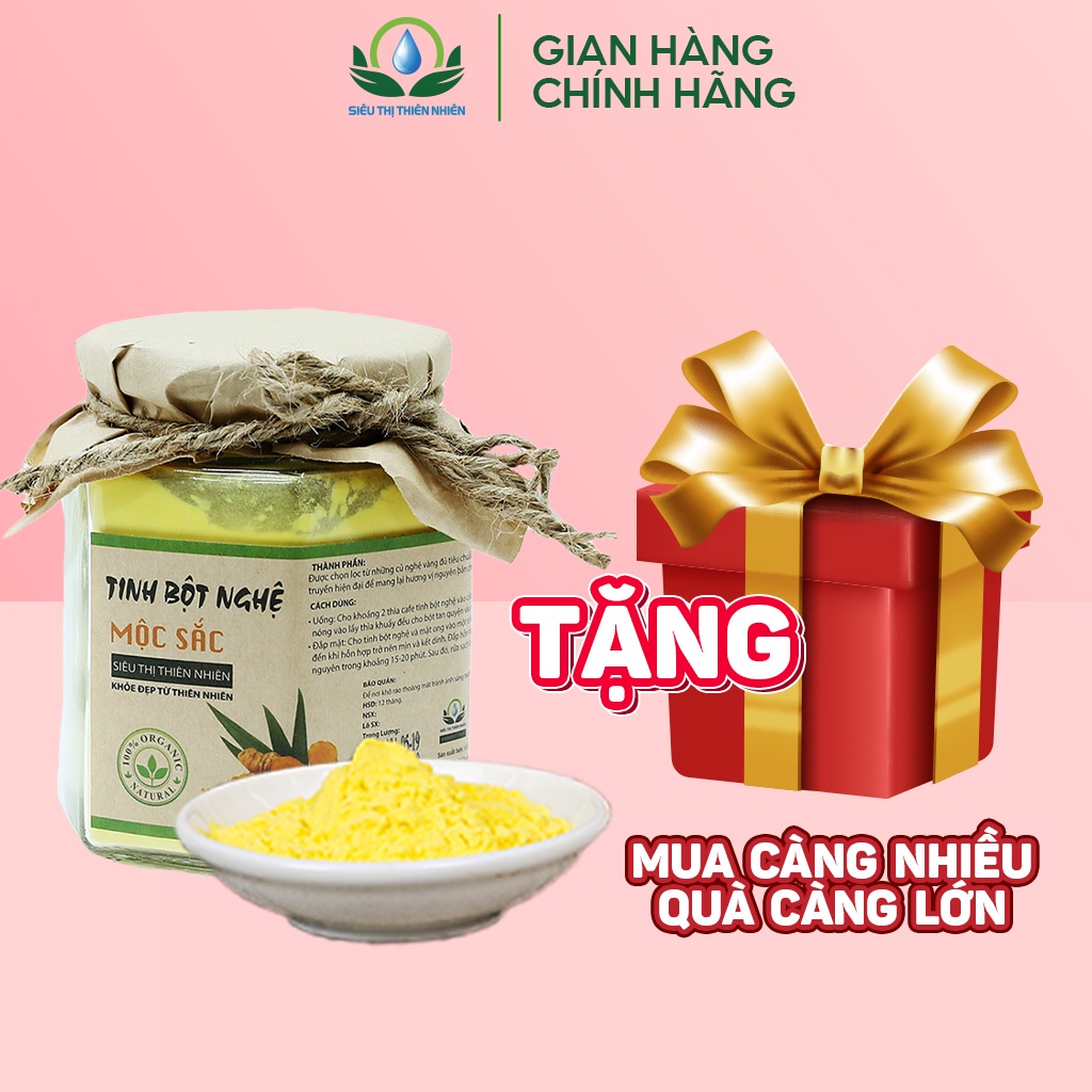 Tinh Bột Nghệ Nguyên Chất - Giảm Đau Dạ Dày, Kiểm Soát Tiểu Đường Tốt - Siêu Thị Thiên Nhiên