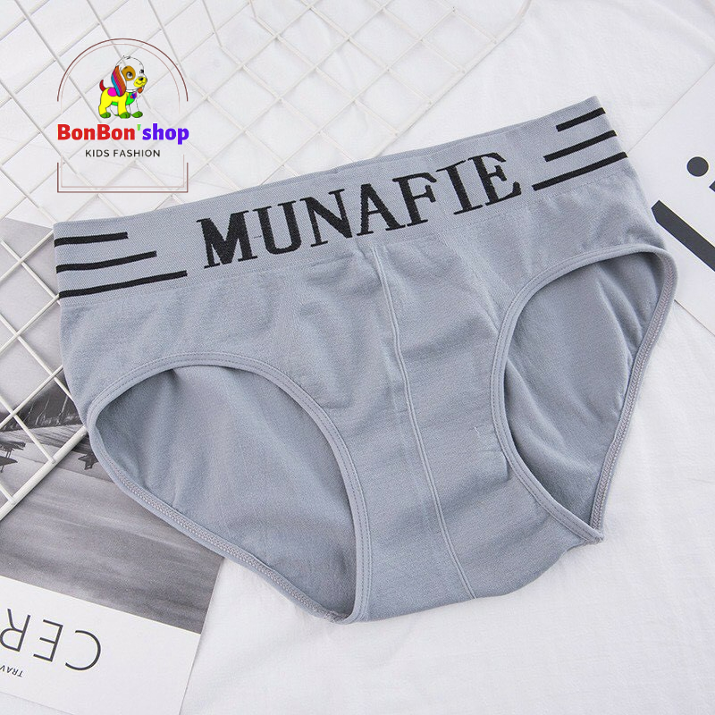 Quần lót mam Munifie, Quần Lót Dệt Kim Nam hàng đẹp vải mềm, dáng đẹp Freesize cho người 60-80kg