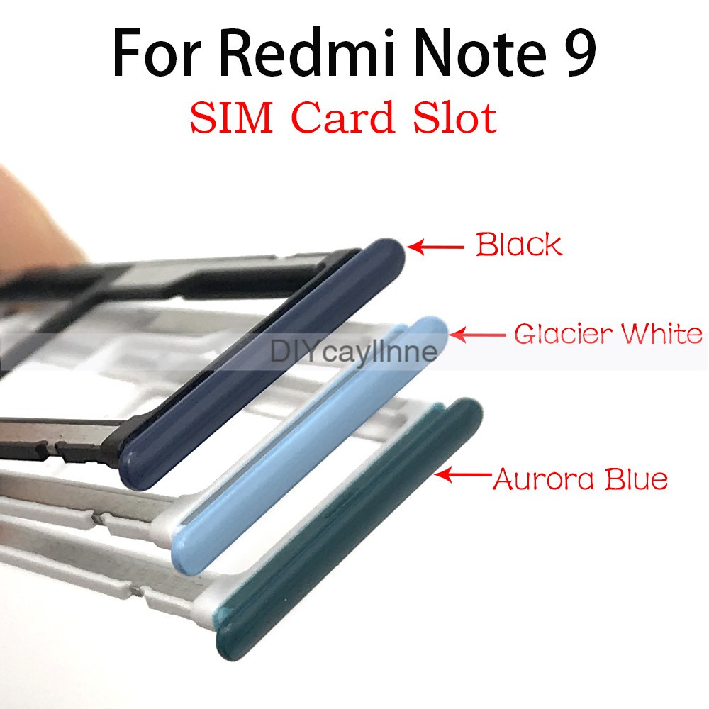 Khay Đựng Sim Thay Thế Cho Xiaomi Redmi Note 9 Note9
